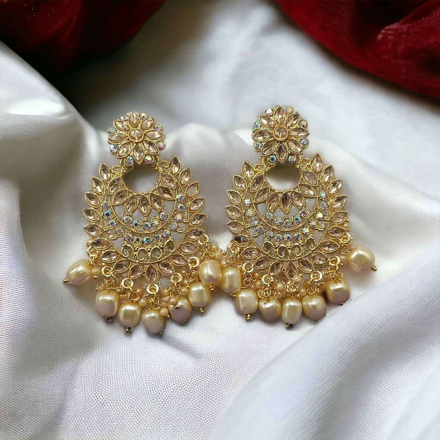 Dazzling Vintage Chandbali Earrings