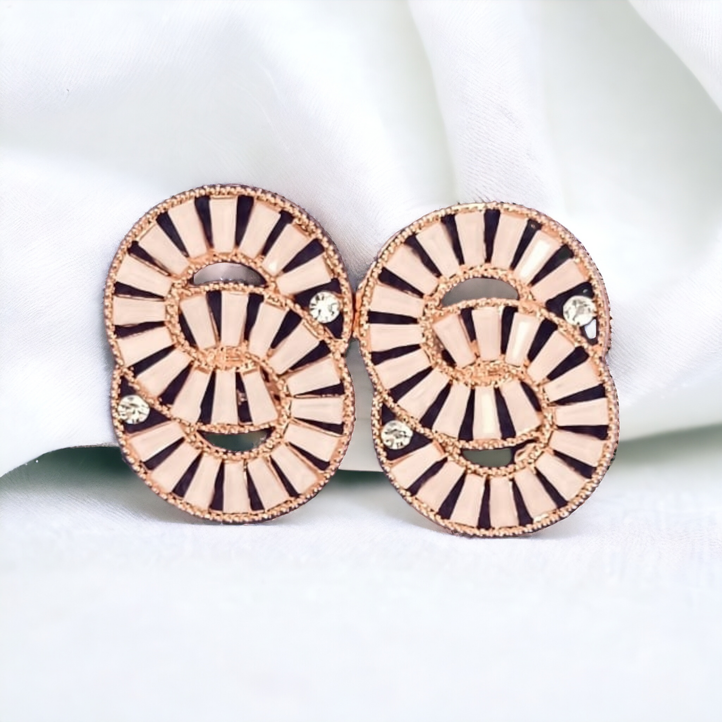 S Shaped Cocktail Earrings