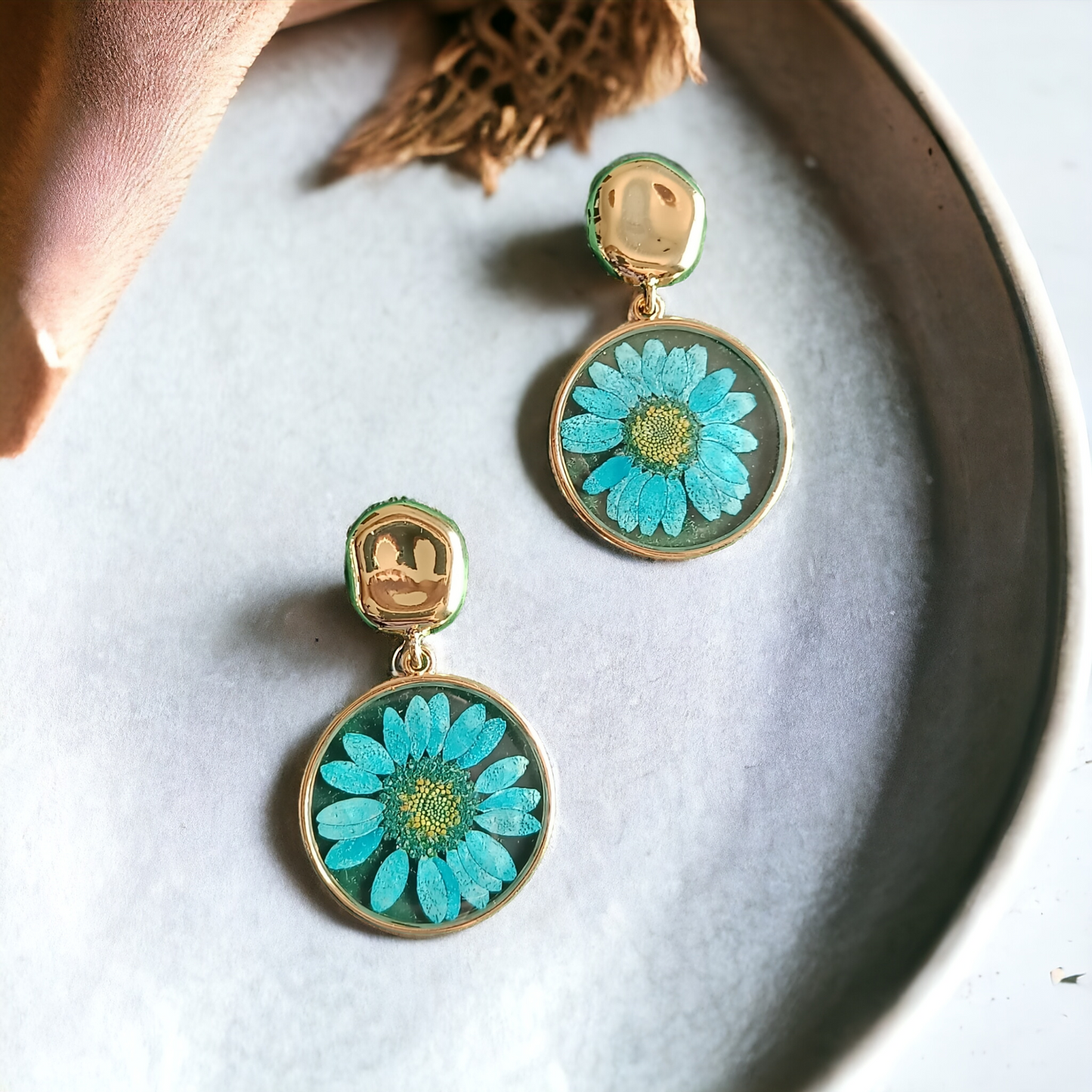 Artistic Designer Flower Earrings