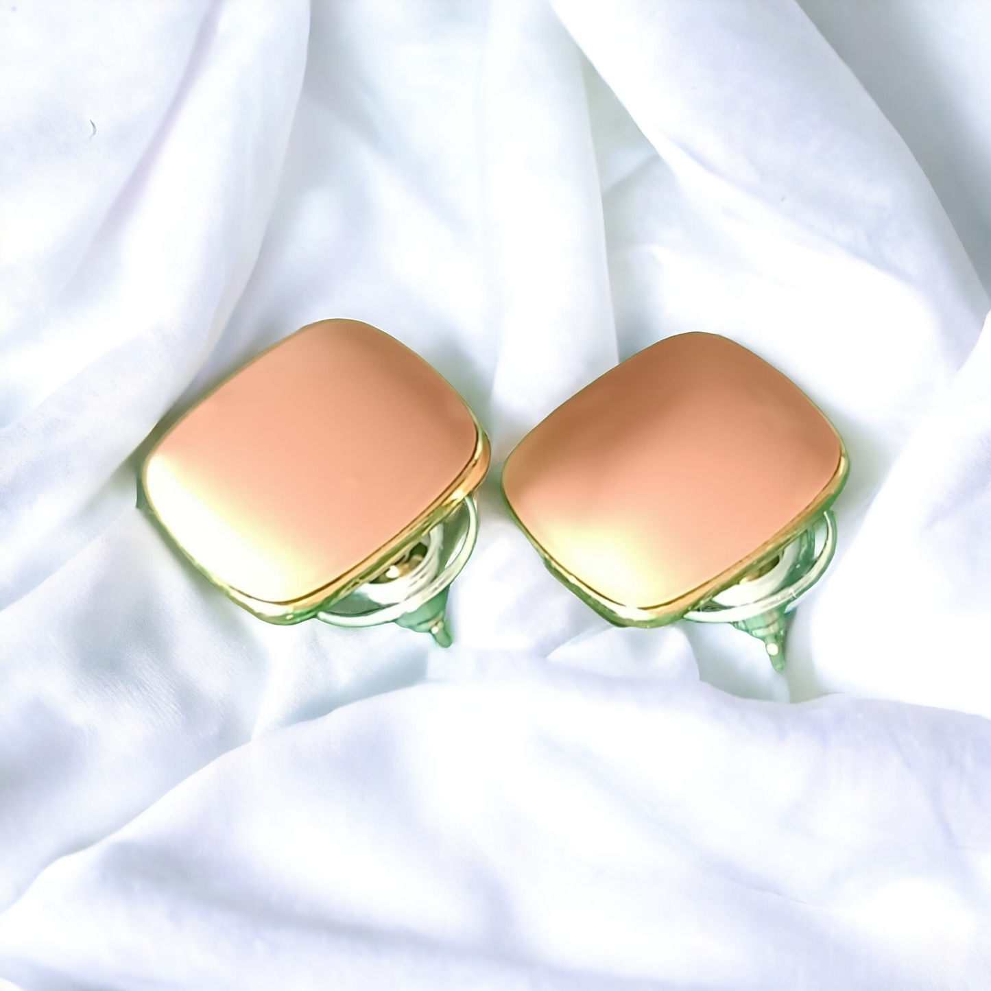 Elegant Square Design Stud Earrings