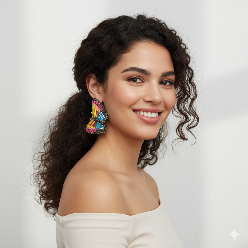 Handmade Butterfly Earrings