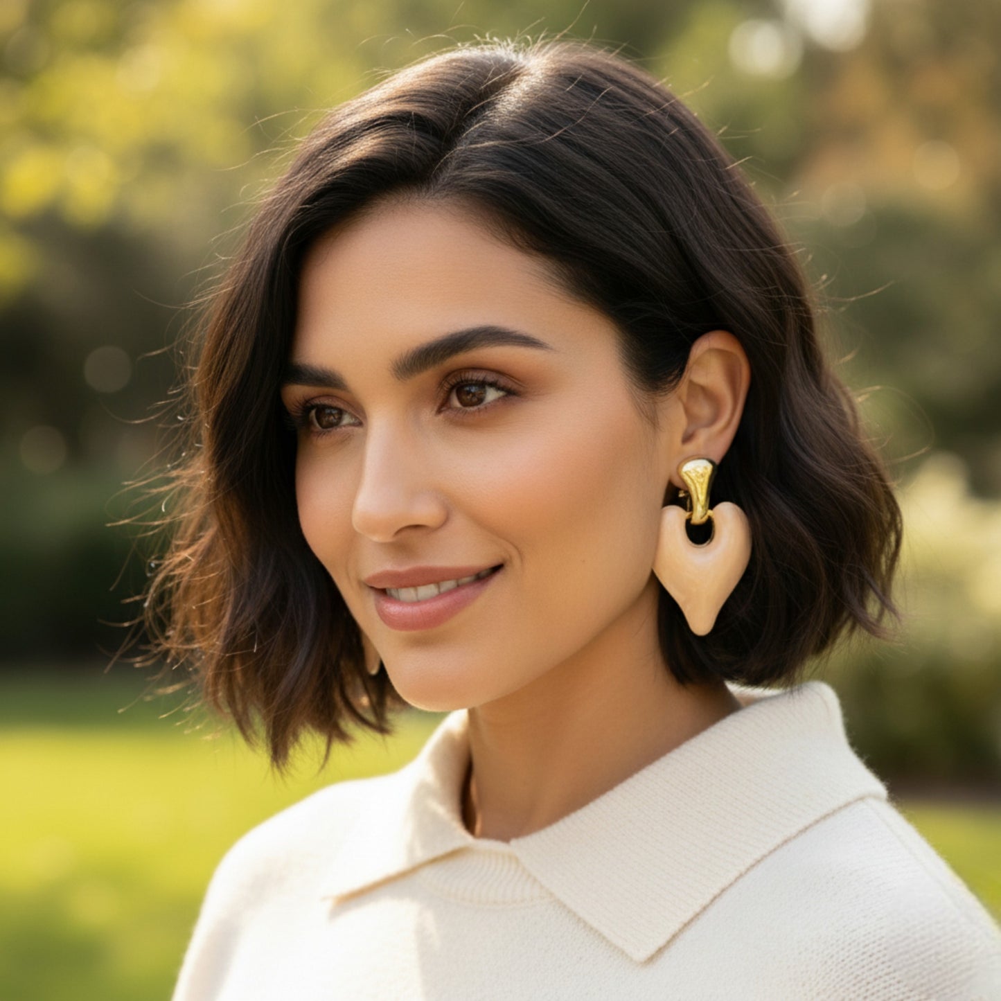 Fashionable Heart Earrings