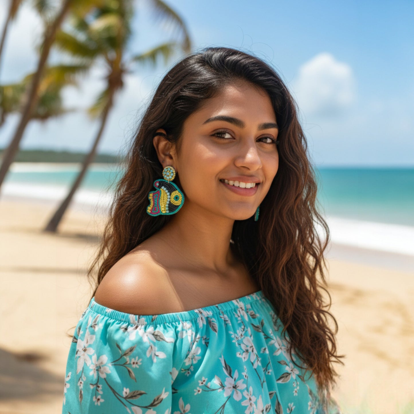 Handmade Fish Shaped Earrings
