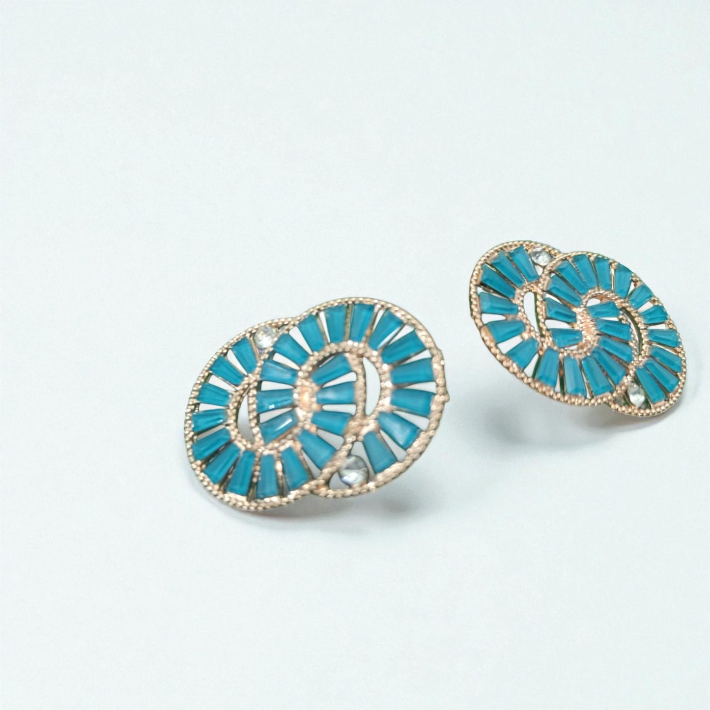 Fashionable S Shaped Cocktail Earrings
