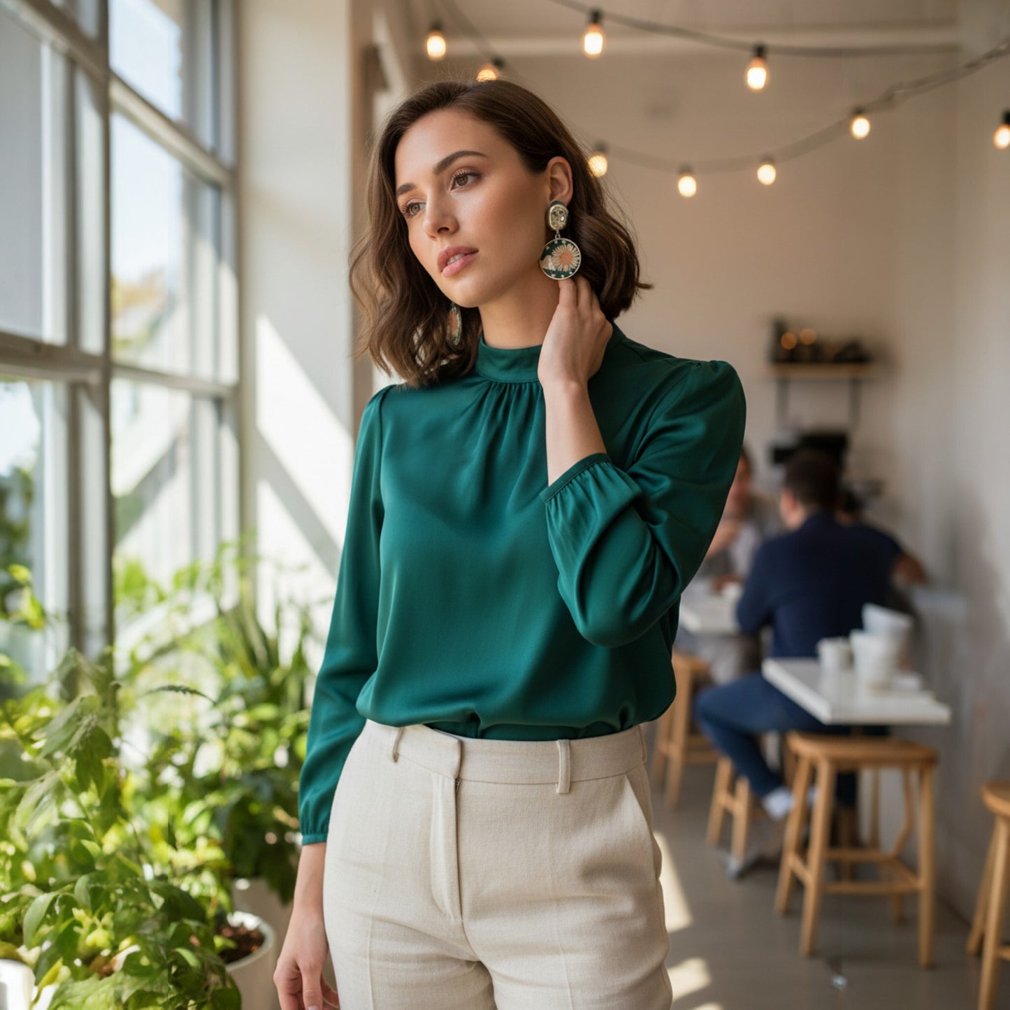 Exquisite Designer Flower Earrings