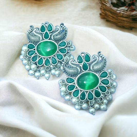 Exquisite Flying Peacock Earrings
