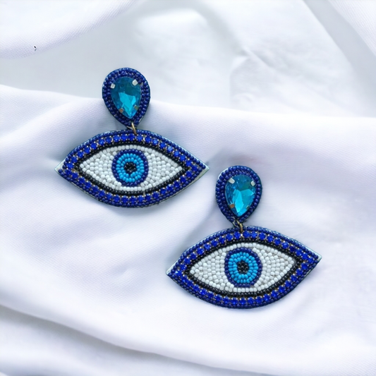 Handmade Evil Eye Earrings