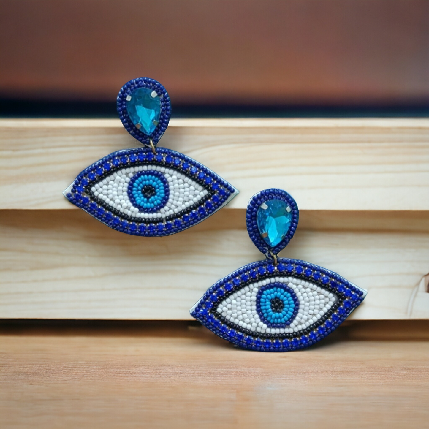 Handmade Evil Eye Earrings