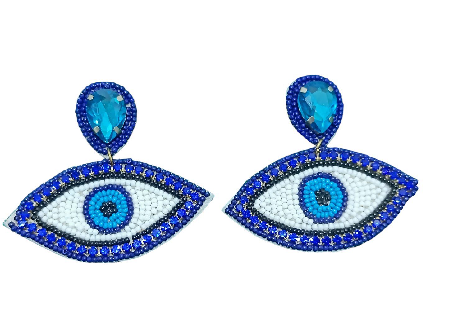 Handmade Evil Eye Earrings