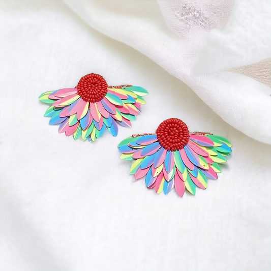Handmade Flower Stud Earrings