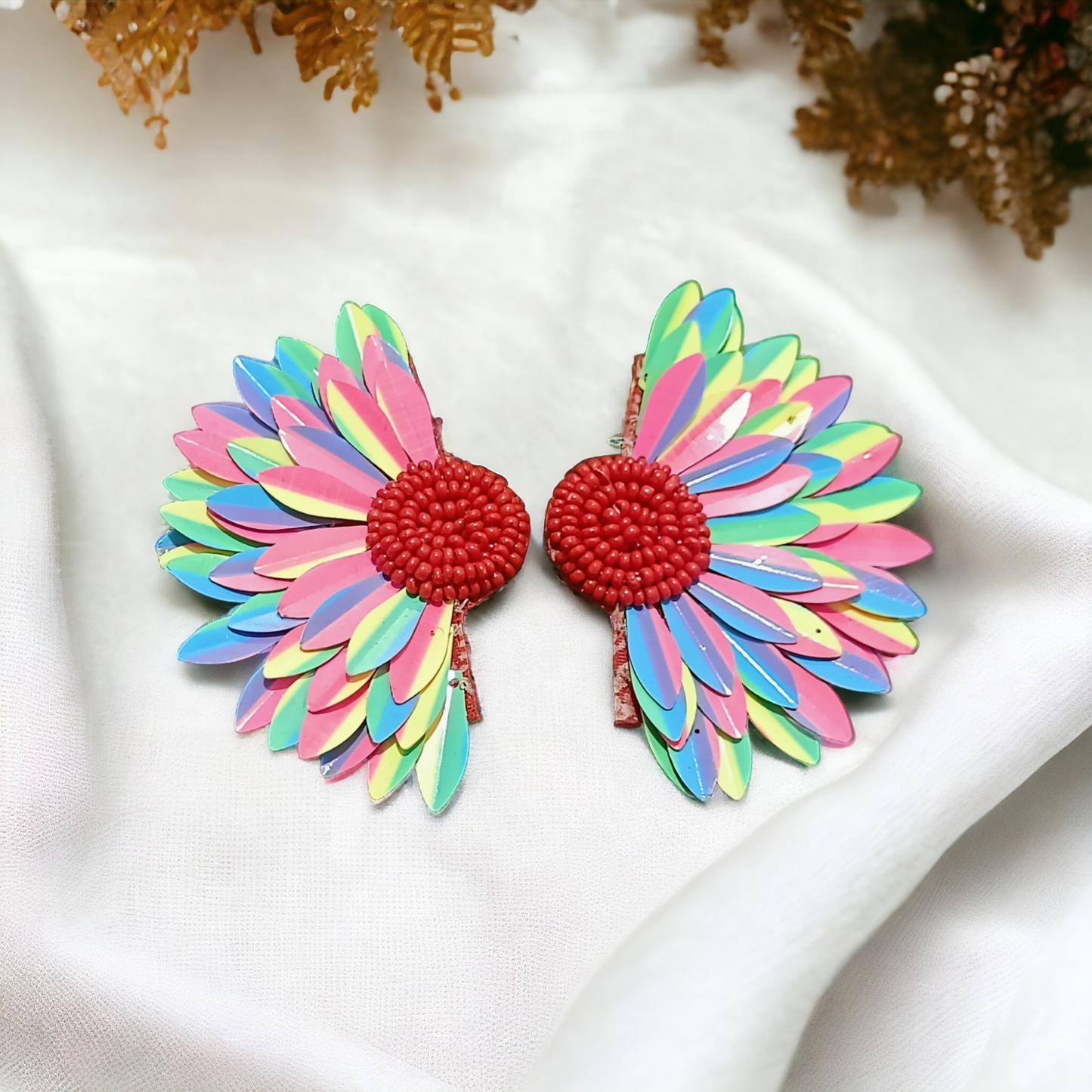 Handmade Flower Stud Earrings