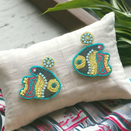 Handmade Fish Shaped Earrings