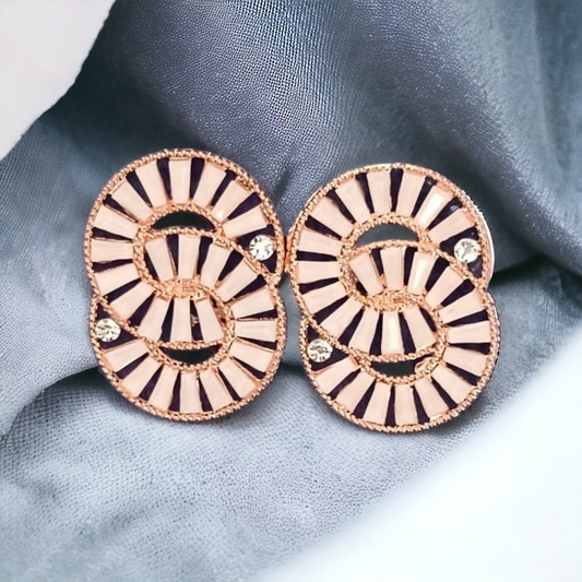 S Shaped Cocktail Earrings