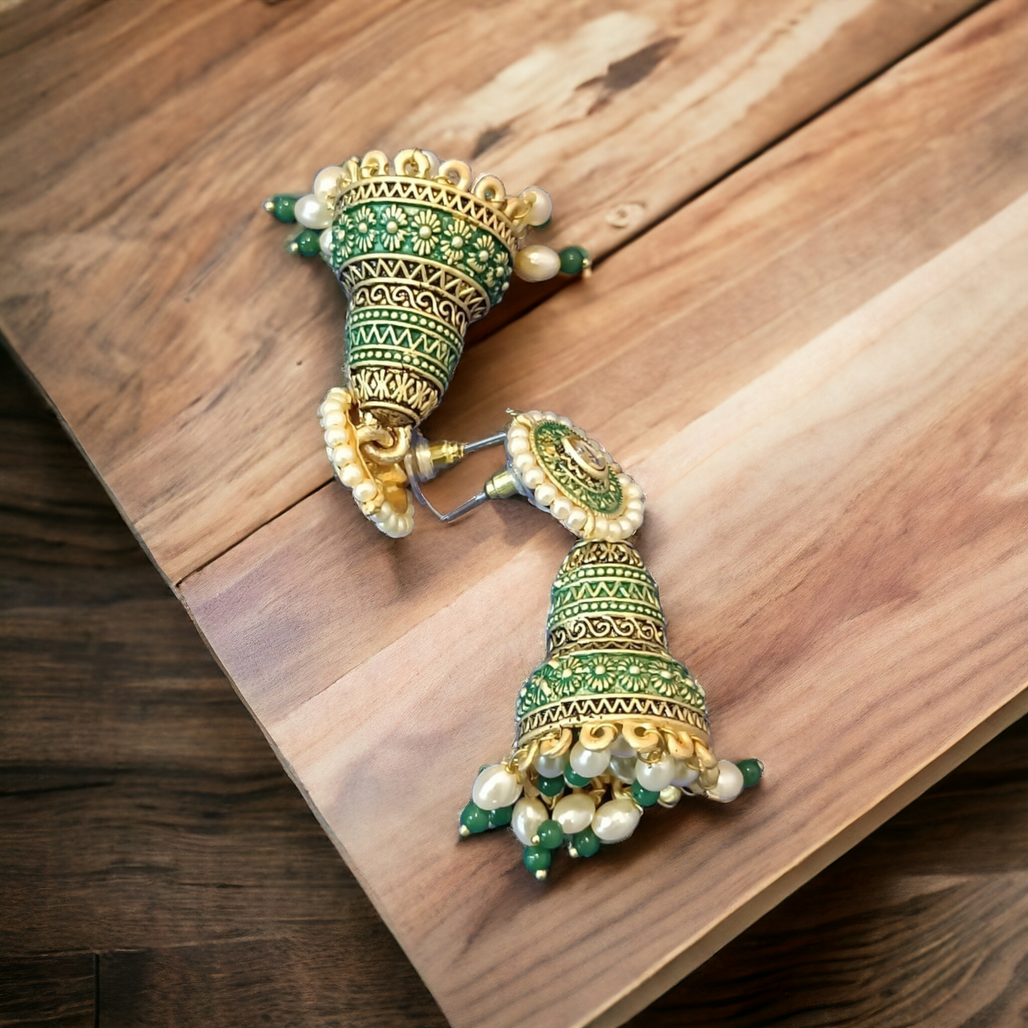 Exquisite traditional pearl beaded Earrings