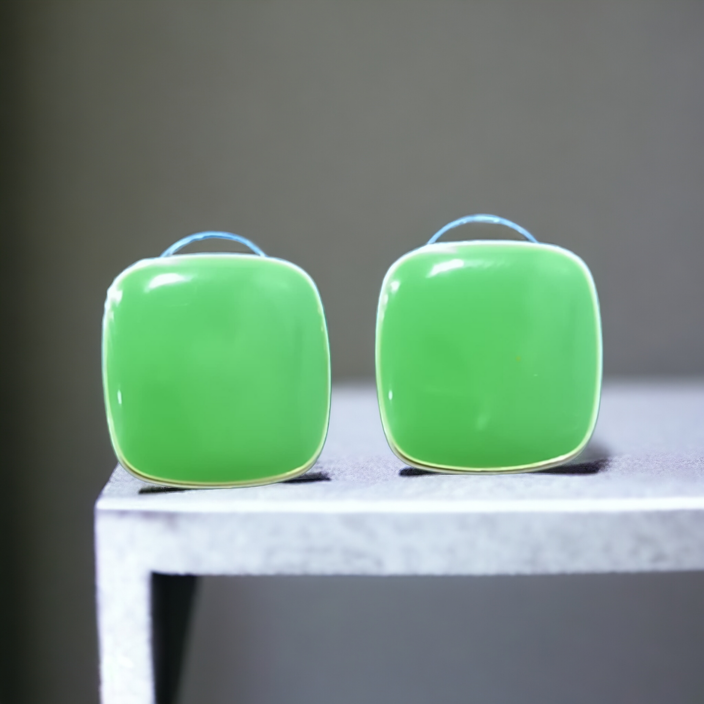 Elegant Square Design Stud Earrings