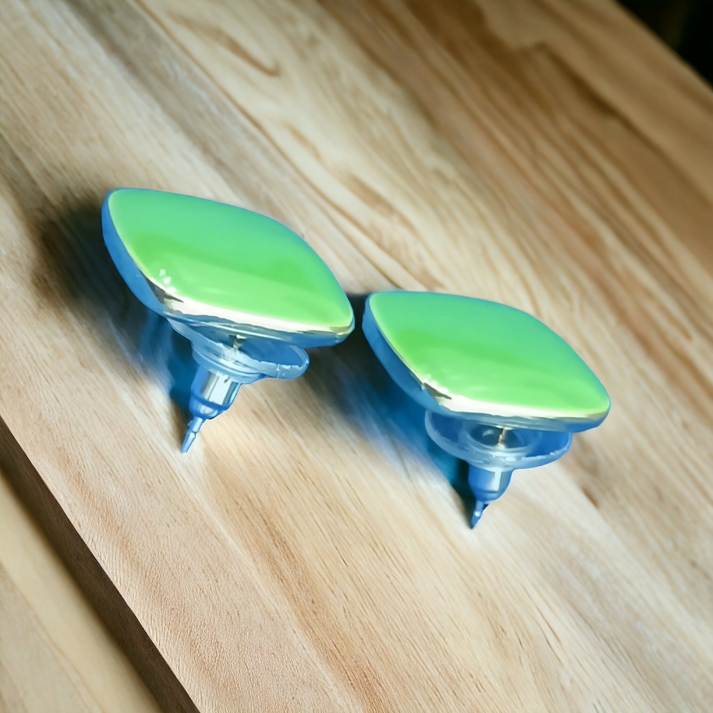 Elegant Square Design Stud Earrings