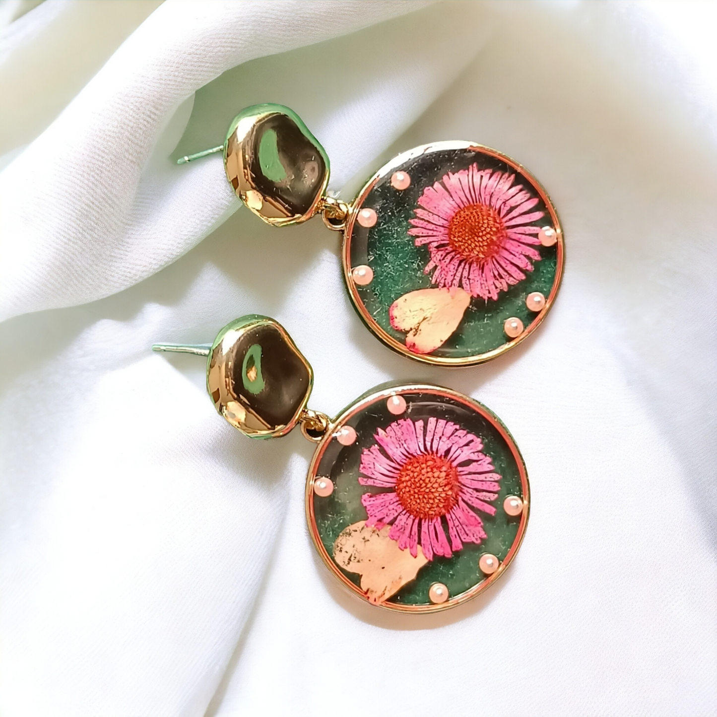 Exquisite Designer Flower Earrings