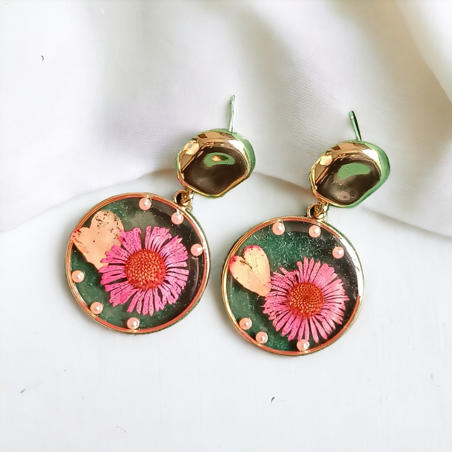 Exquisite Designer Flower Earrings