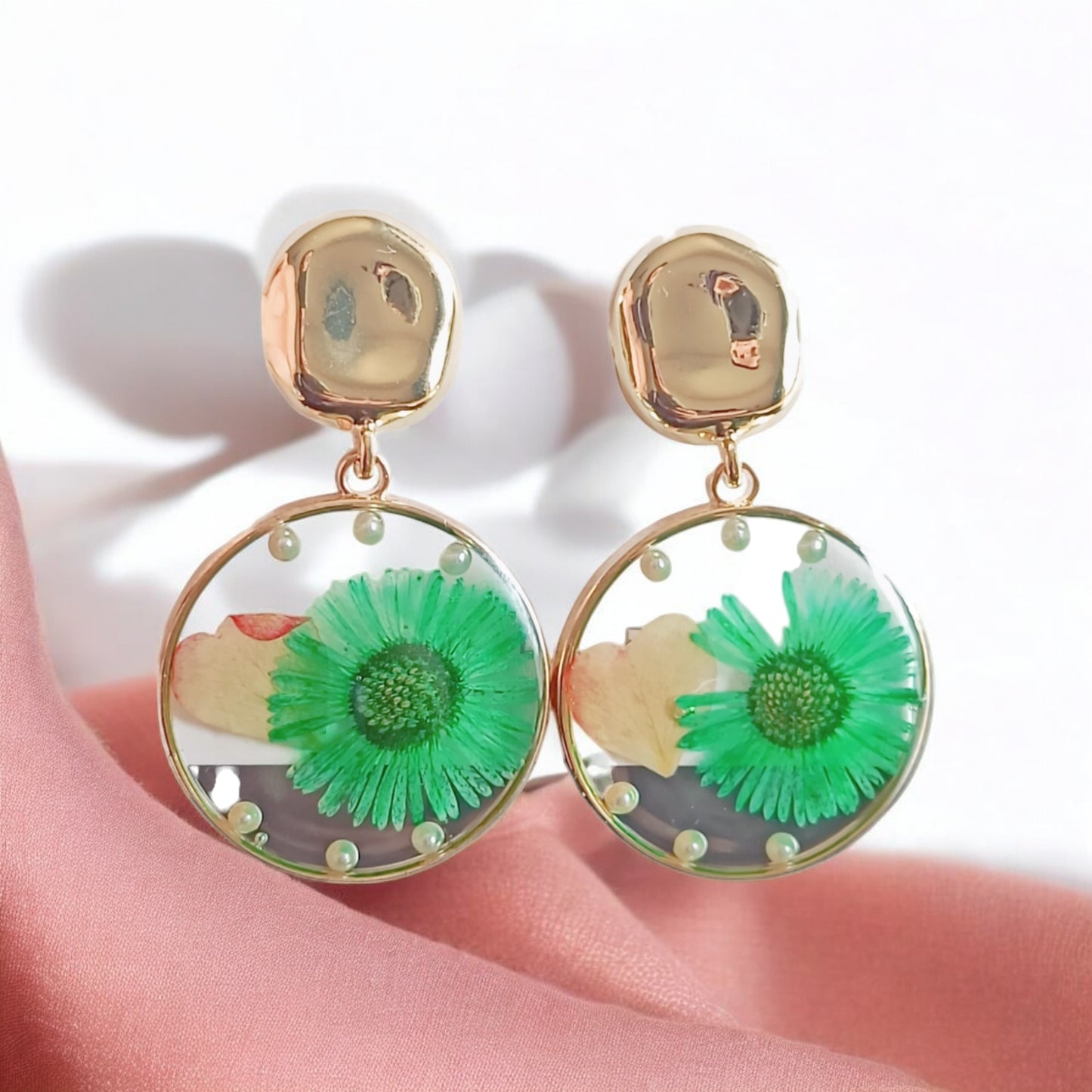 Ravishing Designer Flower Earrings
