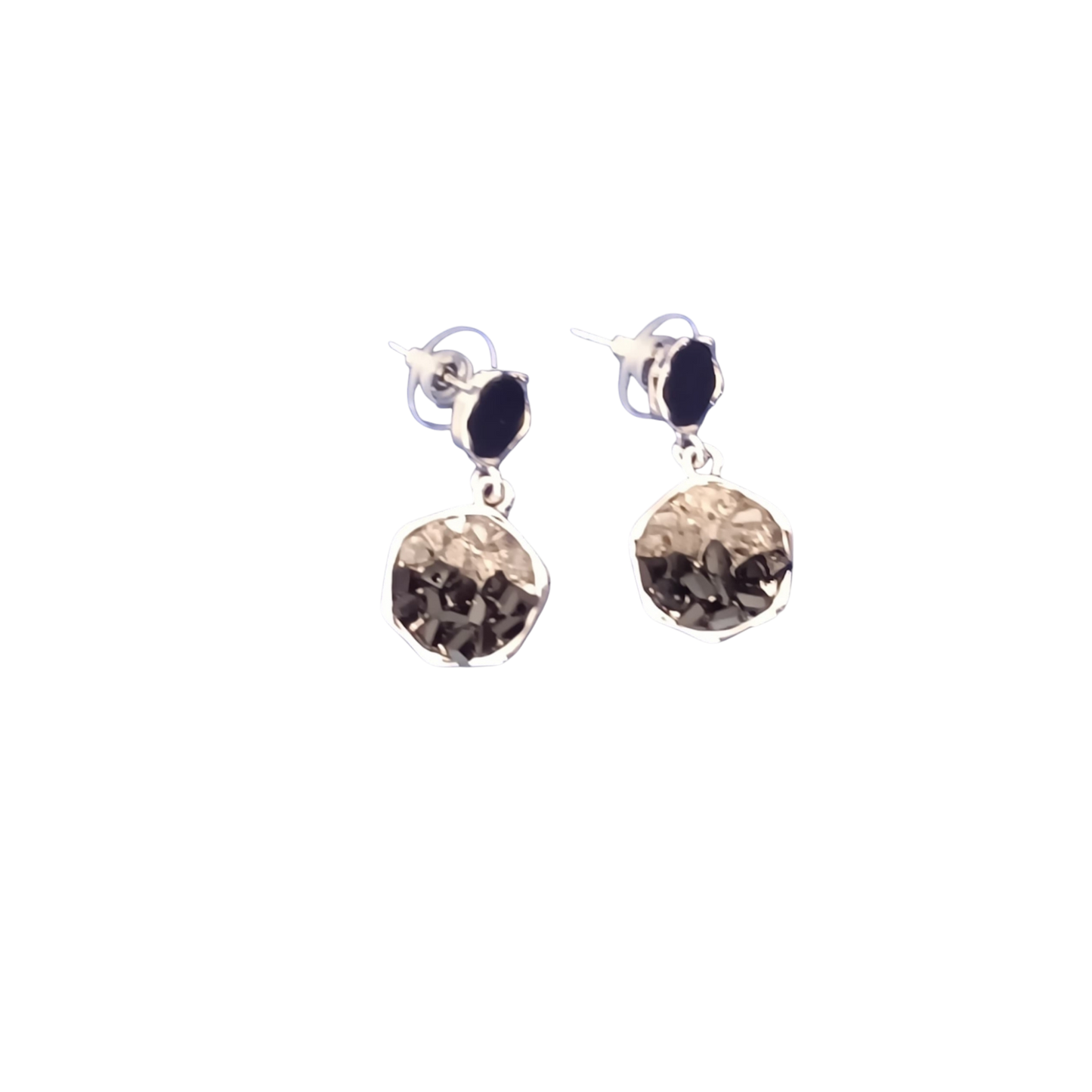 Exquisite Gem black stone Earrings