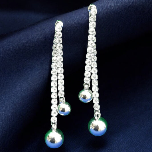 Starlight Dangle Chain Drop Earrings