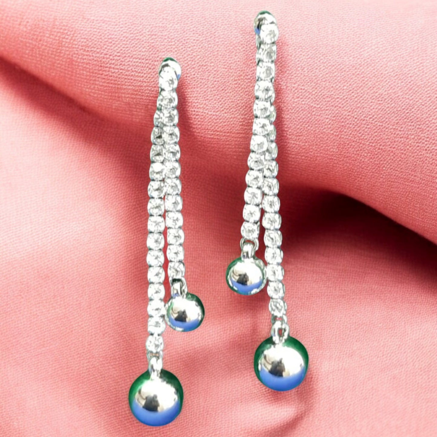 Starlight Dangle Chain Drop Earrings