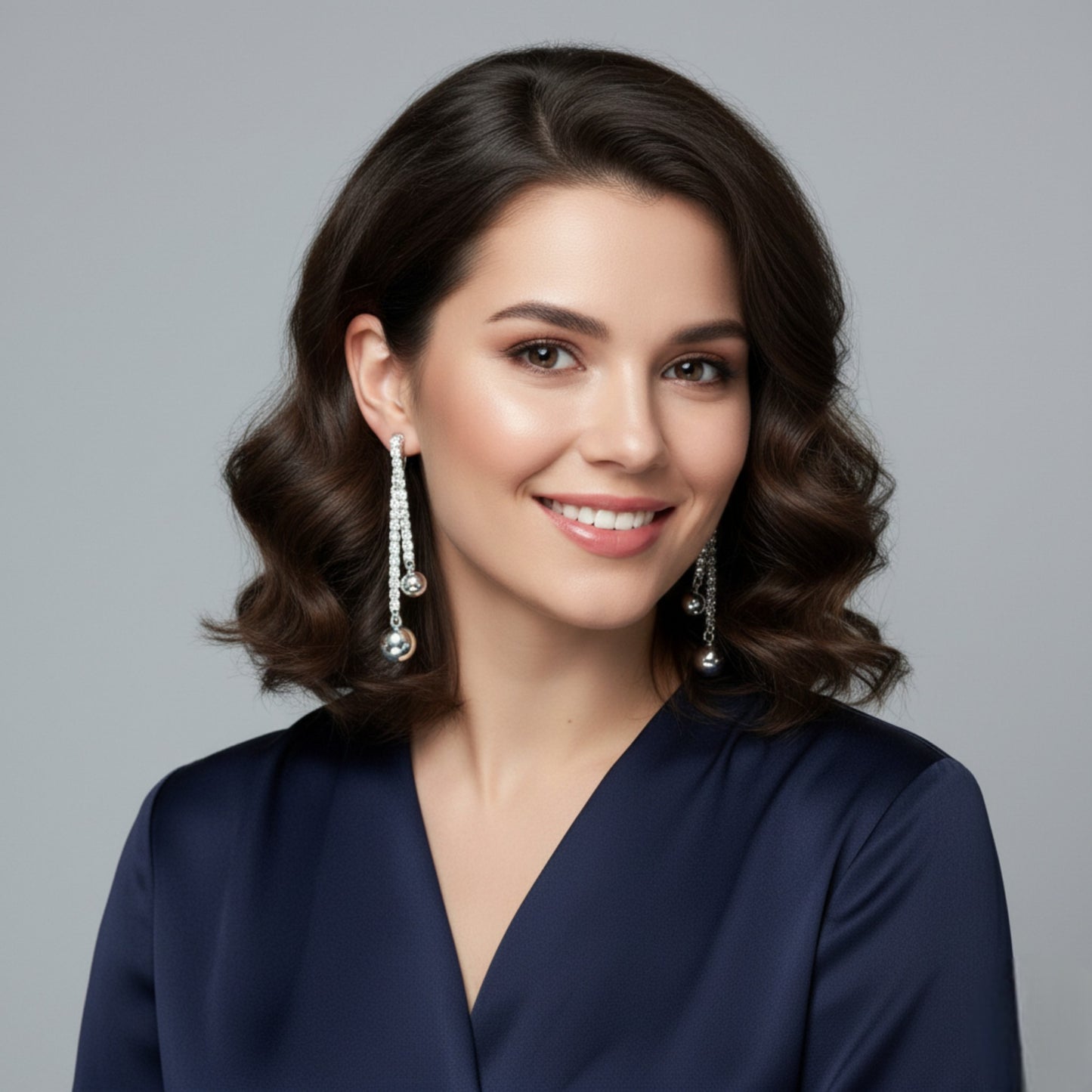 Starlight Dangle Chain Drop Earrings